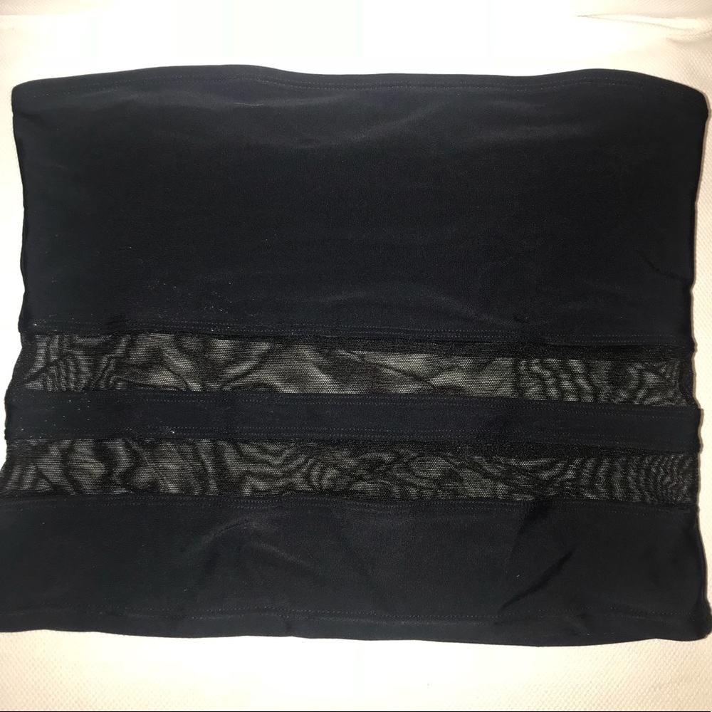 Black Mesh Tube Top